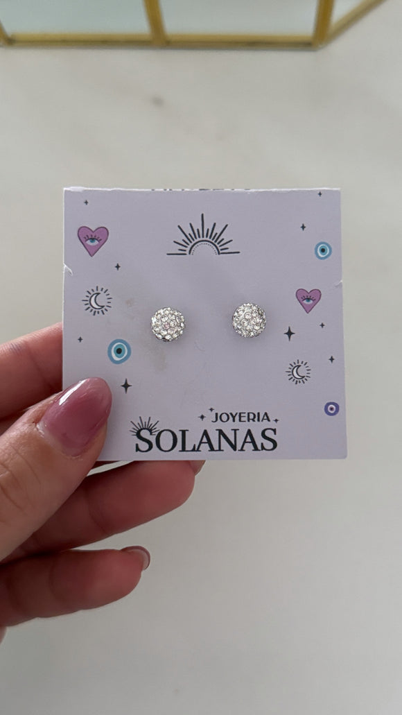 Aros Acero Blanco . Valentina