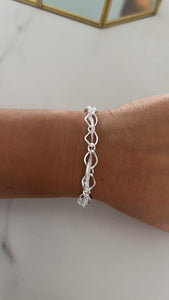 Pulsera Acero Blanco . Antonia