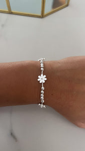 Pulsera Acero Blanco . Primavera