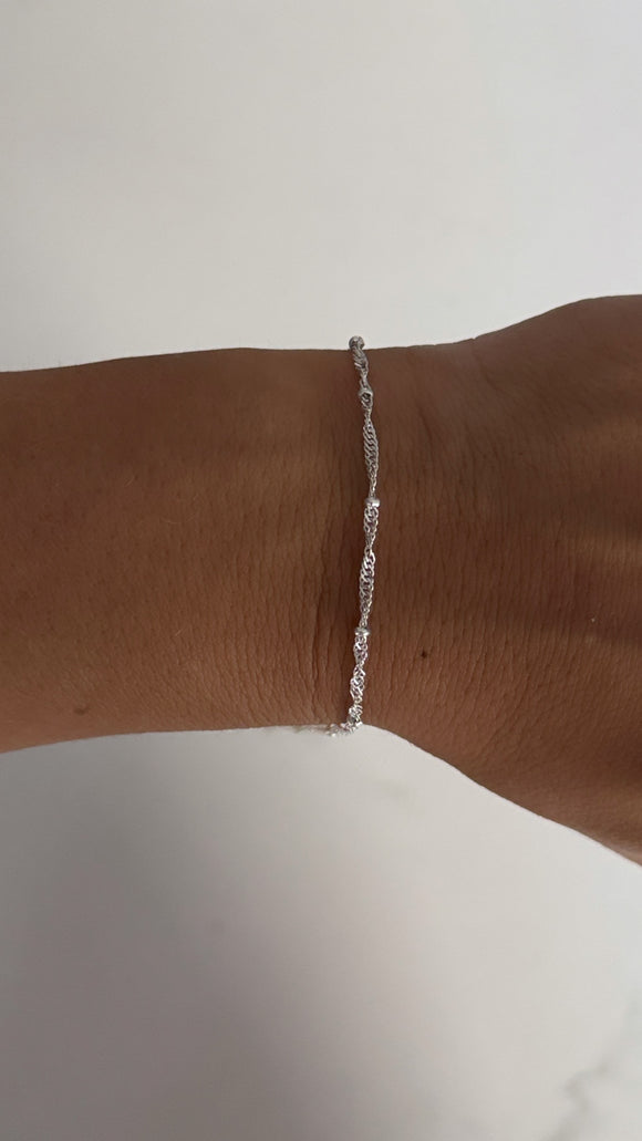 Pulsera Acero Blanco . Bianca