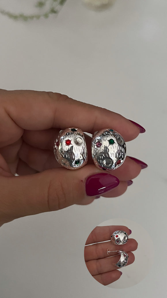 Aros Acero Blanco . Luna