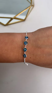 Pulsera Plata 925 . Santos