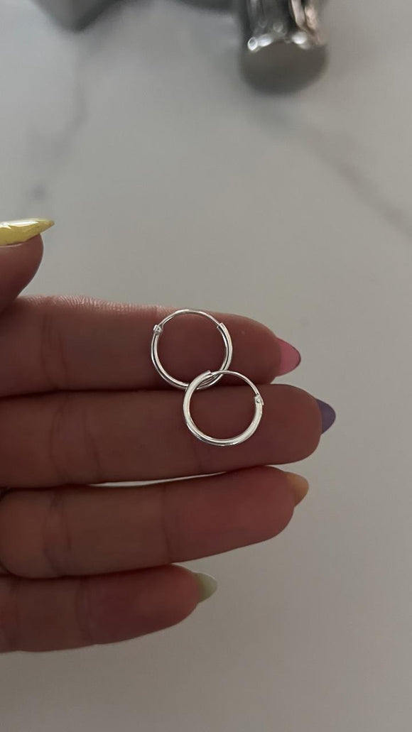 Aros Plata 925 . Gina