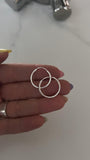 Aros Plata 925 . Gina