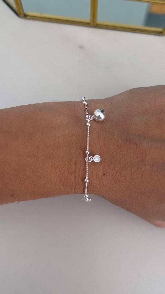 Pulsera Plata 925 . Amber