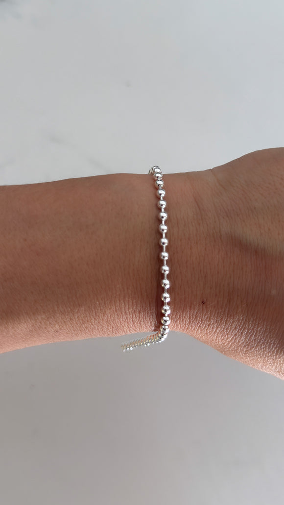 Pulsera Acero Blanco . Ludovica