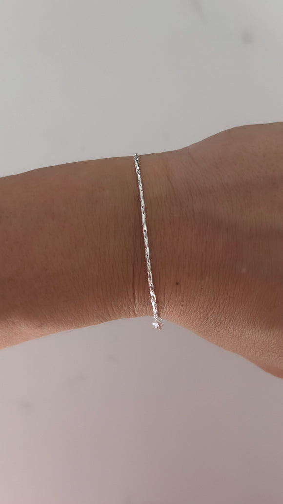 Pulsera Acero Blanco . Camilla