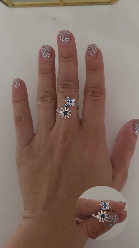 Anillo Plata 925 . Lily