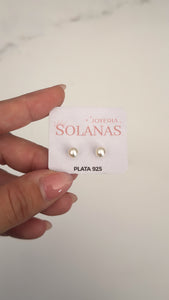 Aros Plata 925 . Michela