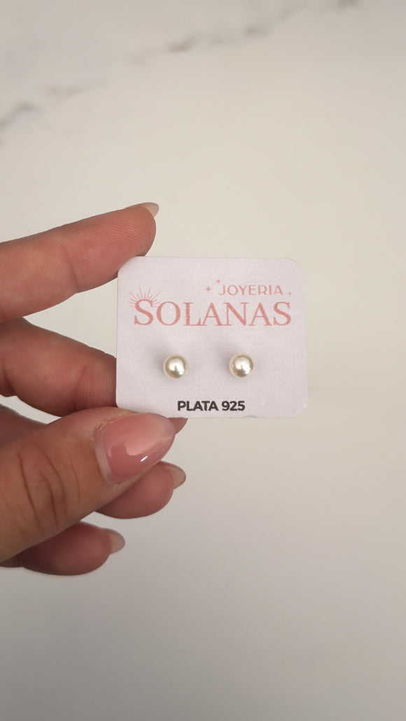 Aros Plata 925 . Michela