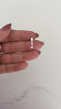 Dijes Plata 925 . Letra Brillantes