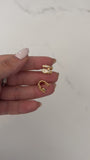 Aros Acero Dorado . Lysandre