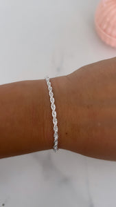 Pulsera Acero Blanco . Chloe