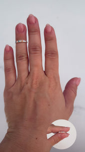 Anillo Acero Blanco . Franca