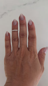 Anillo Acero Blanco . Gabriella