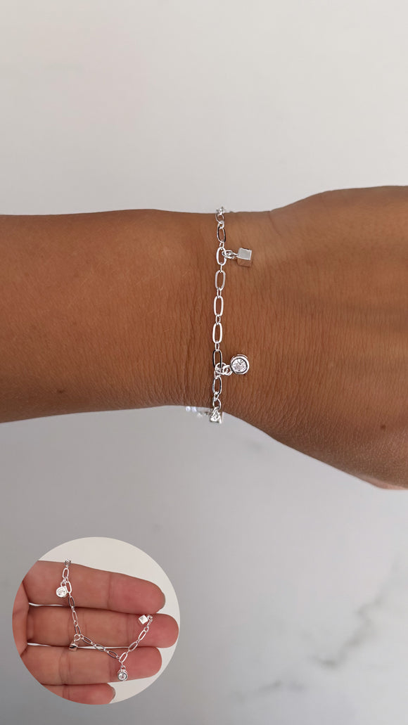 Pulsera Plata 925 . Caitlin