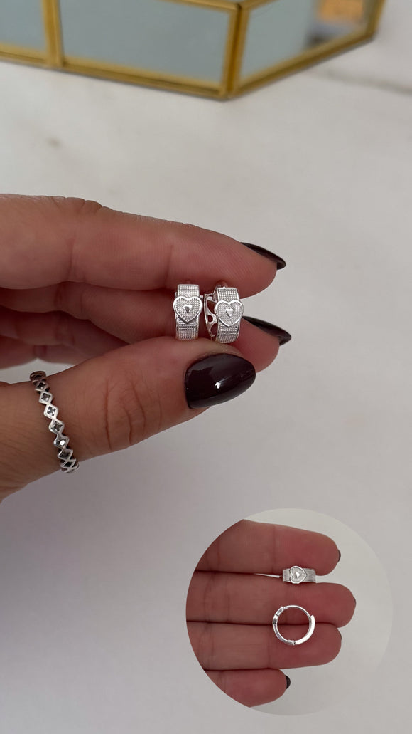 Aros Plata 925 . Harley