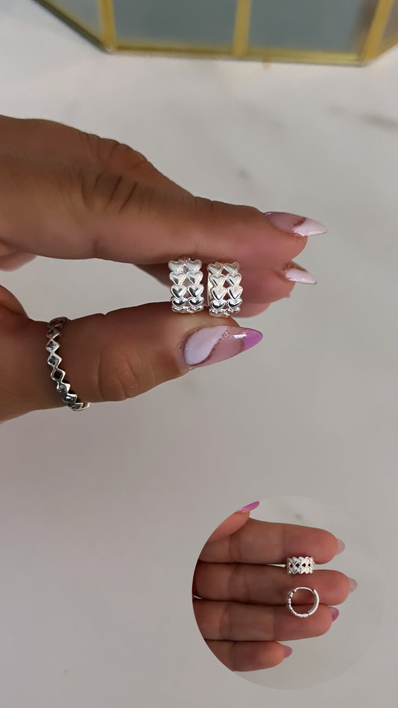 Aros Plata 925 . Helen