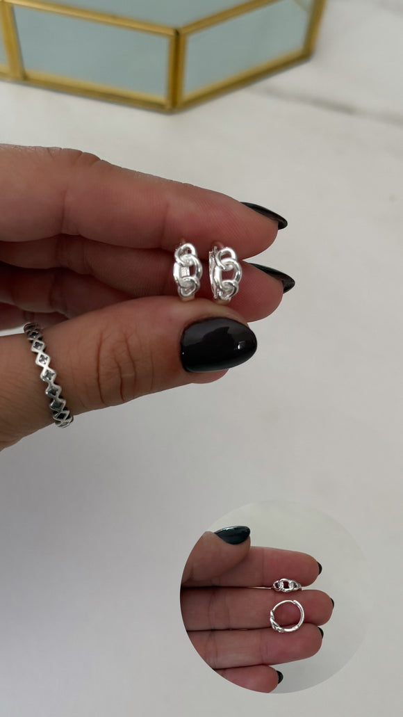 Aros Plata 925 . India
