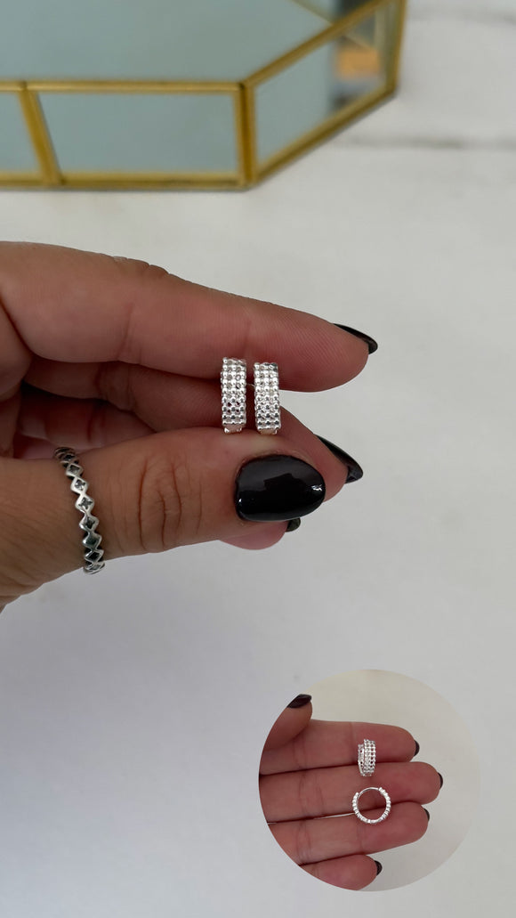 Aros Plata 925 . Ivy
