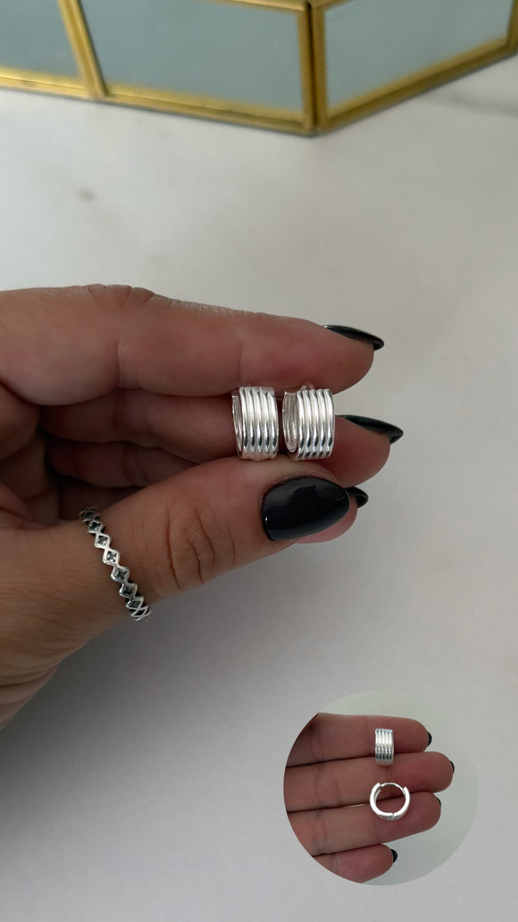 Aros Plata 925 . Kate