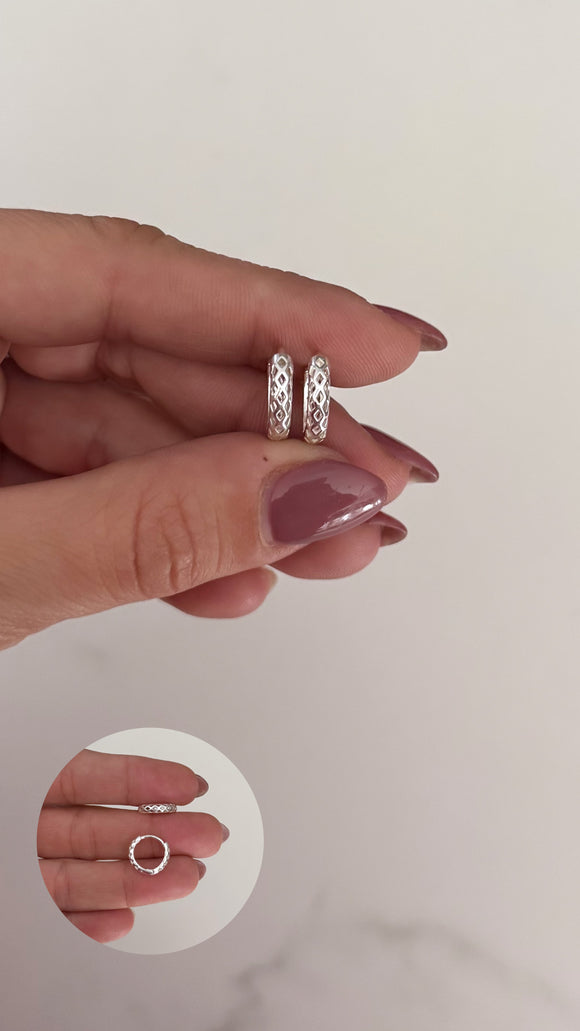 Aros Plata 925 . Laura