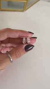 Aros Plata 925 . Naomi