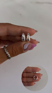 Aros Plata 925 . Nia