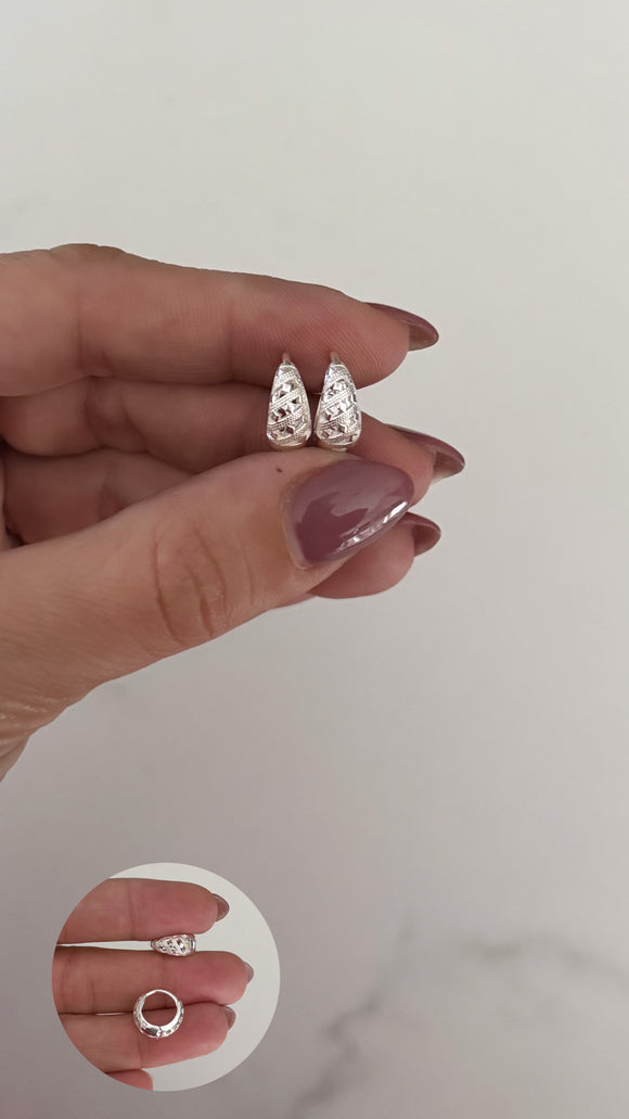 Aros Plata 925 . Noelle