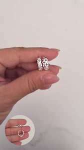 Aros Plata 925 . Sadie