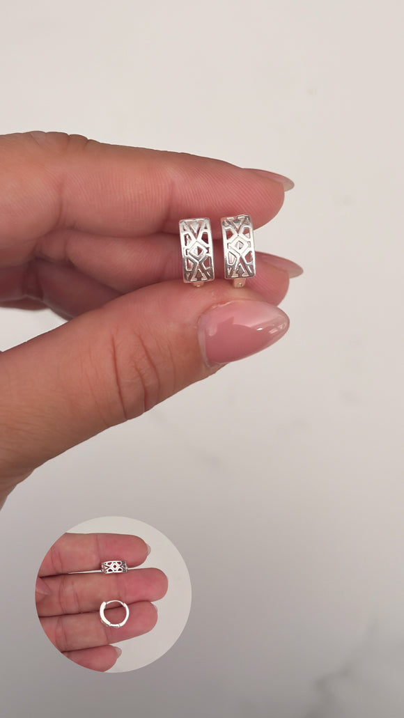 Aros Plata 925 . Sandra