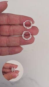 Aros Plata 925 . Sara
