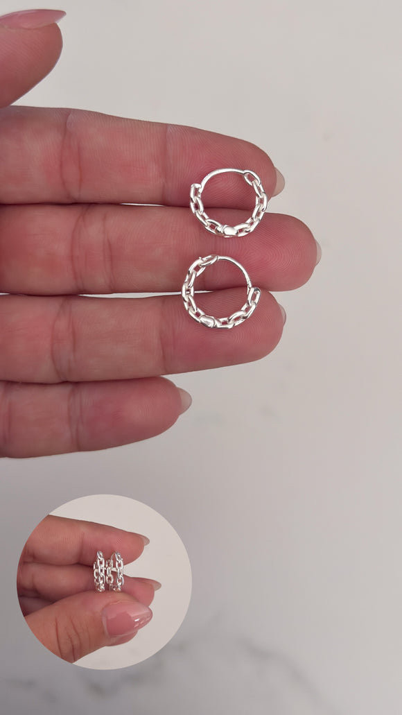 Aros Plata 925 . Sara