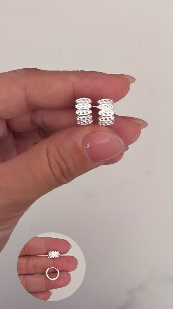 Aros Plata 925 . Tiffany