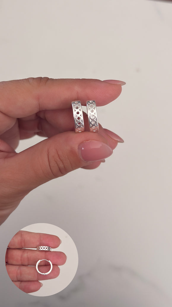 Aros Plata 925 . Vera