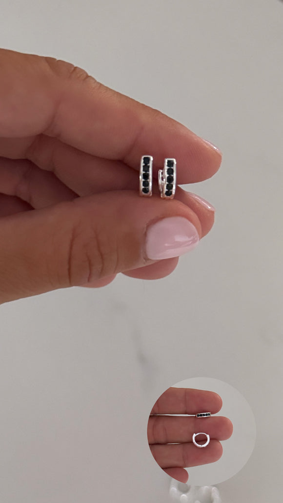 Aros Acero Blanco . Anastasia