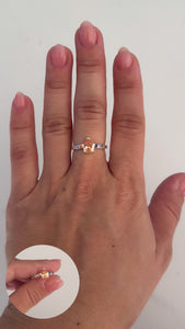 Anillo Acero Blanco . Antonella