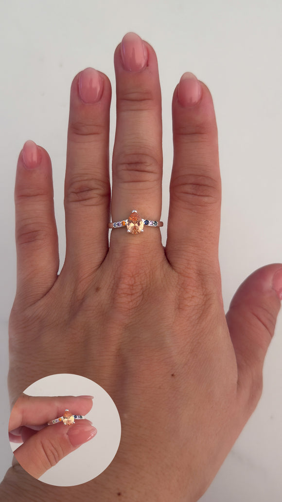 Anillo Acero Blanco . Antonella