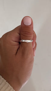 Anillo Acero Blanco . Cinzia