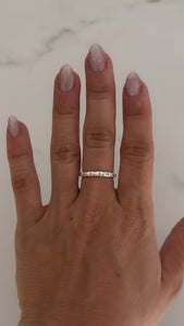 Anillo Acero Blanco . Enrica