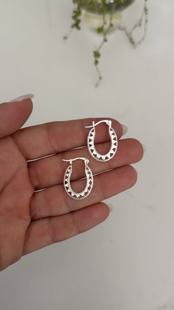 Aros Plata 925 . Napa