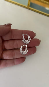 Aros Plata 925 . Victoria