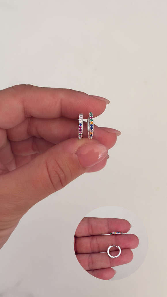 Aros Acero Blanco . Camilla