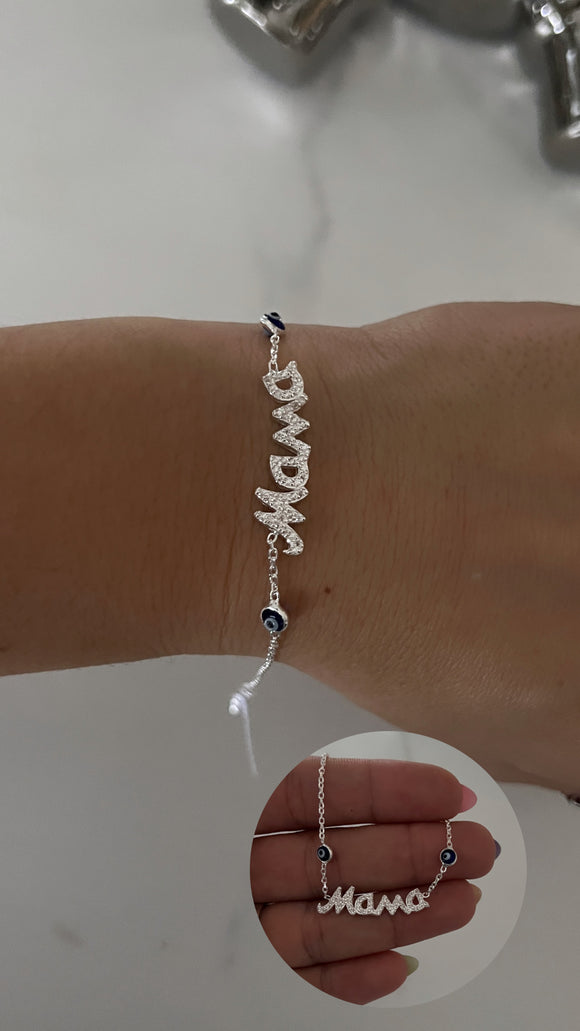 Pulsera Plata 925 . Mamá