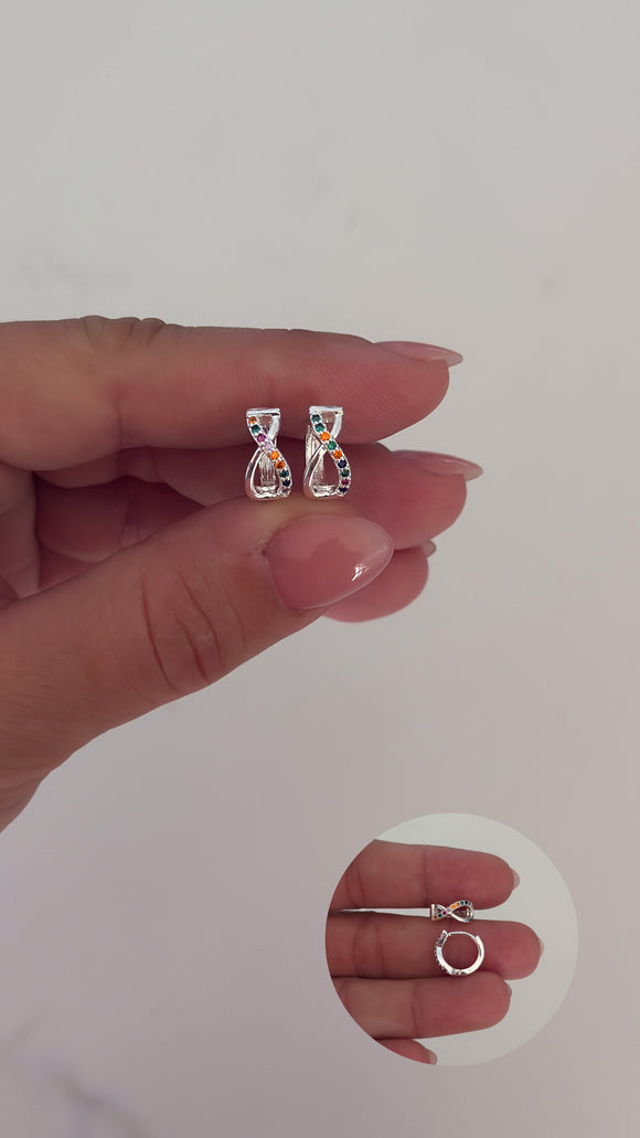 Aros Acero Blanco . Bruna