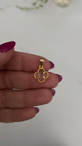 Dijes Acero Dorado . Regina