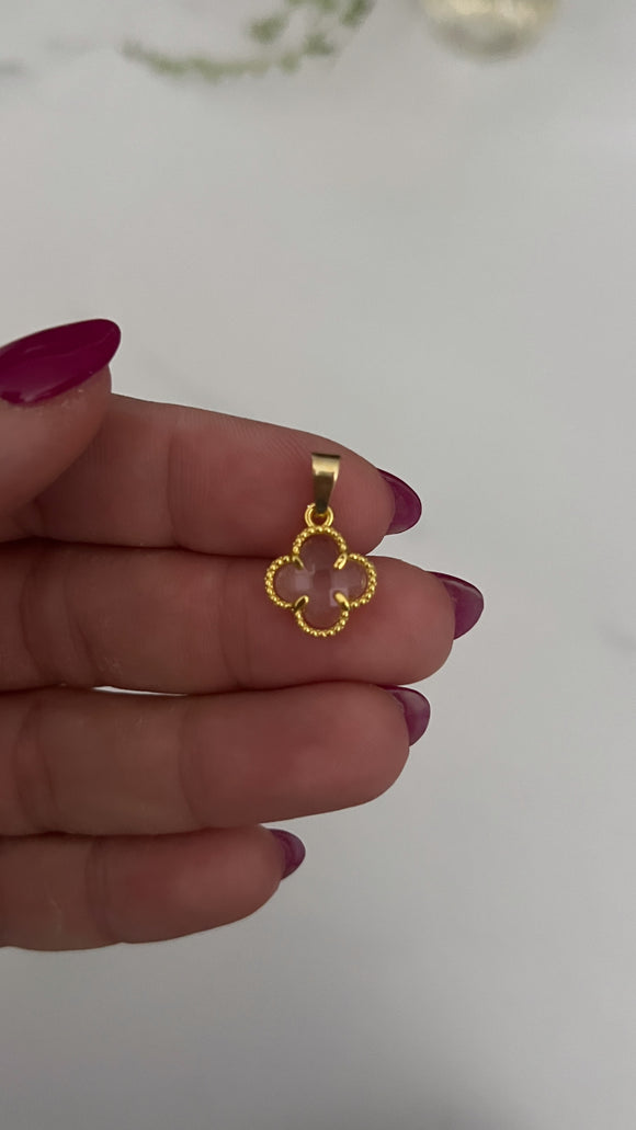 Dijes Acero Dorado . Regina