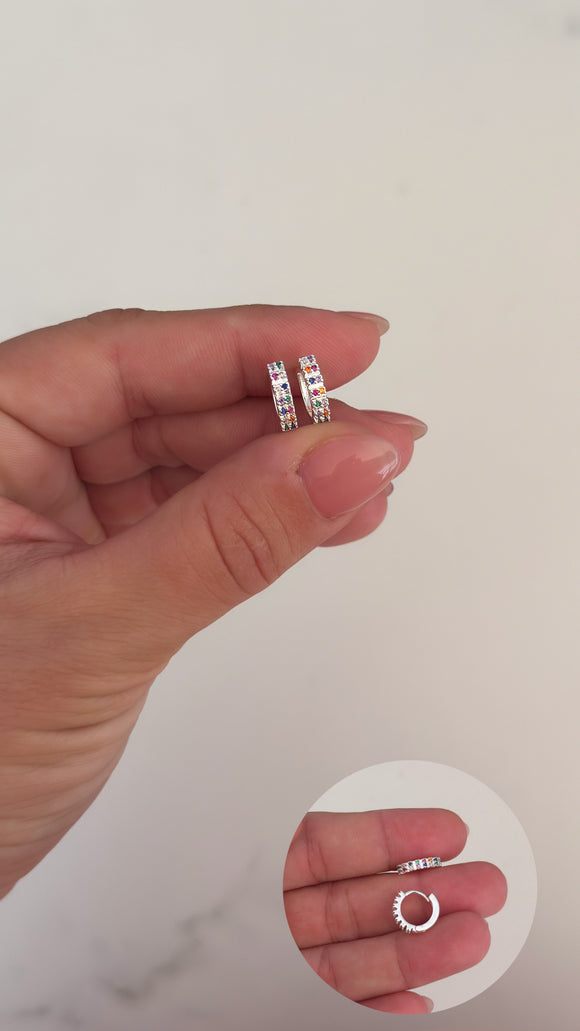 Aros Acero Blanco . Beatrice