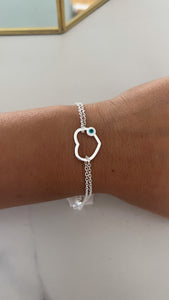 Pulsera Acero Blanco . Ana