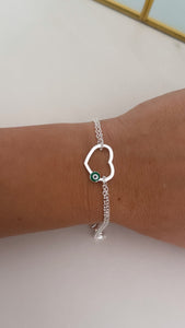 Pulsera Acero Blanco . Lia